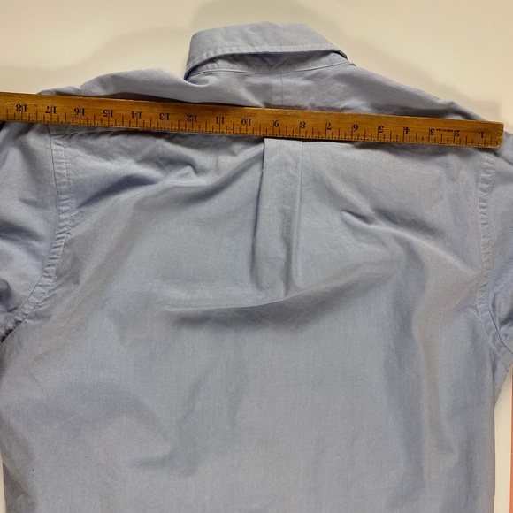 Lands’ End | Men’s Light Blue All Cotton Button Down L. Sleeve Shirt | 14.5-32 - Picture 9 of 9